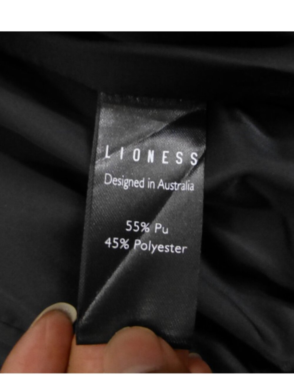 Lioness Black Intrecciato Kenny Bomber (Size S) - Picture 7 of 13